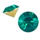 Basic Kegelstein SS39 Emerald green opal